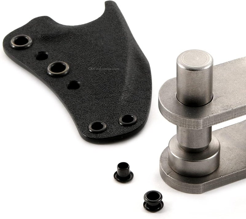 HolsterSmith Eyelet Setting Tool – (USA Made) - (fits #6 Eyelet Size - 3/16 Inch Dia.) - Tabletop Design - (Includes: Flaring Die, Ram & Guide) - for KYDEX Holster Making, Sewing Crafts - Image 4